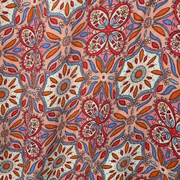 Sanctuary Boho Medallion Print Peasant Dress/Tunic Large - Picture 2 of 8